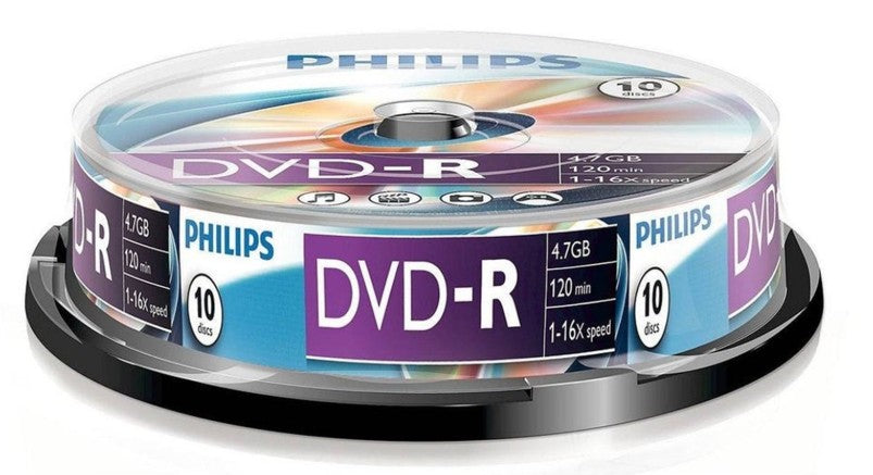 Philips DVD-R 16X 10 PK Spindle