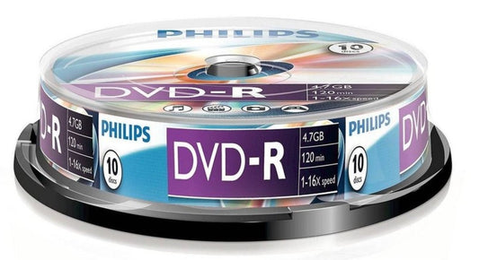 Philips DVD-R 16X 10 PK Spindle