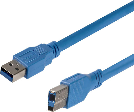 StarTech 6ft USB 3.0 5Gbps A to B Cable Male to Male (USB3SAB6)
